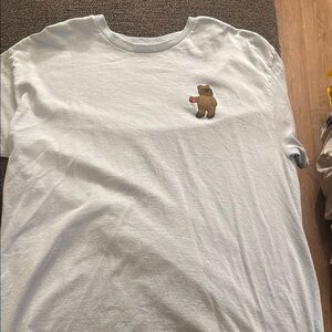 Light Blue Graphic T-Shirt